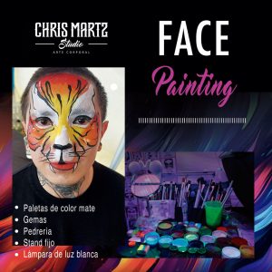 pintacaritas, facepainting, maquillje artistico, 